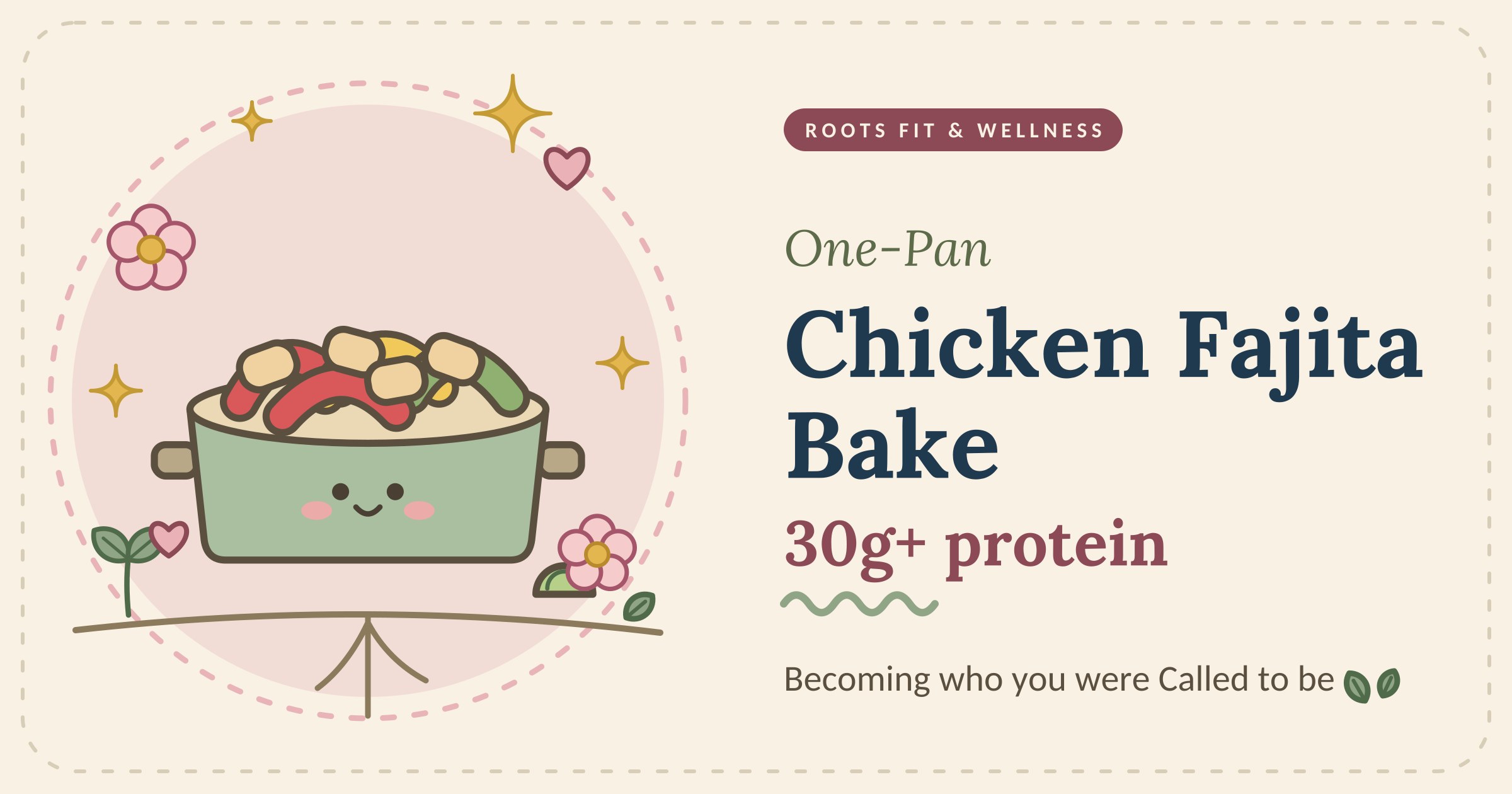One-Pan Chicken Fajita Bake cover
