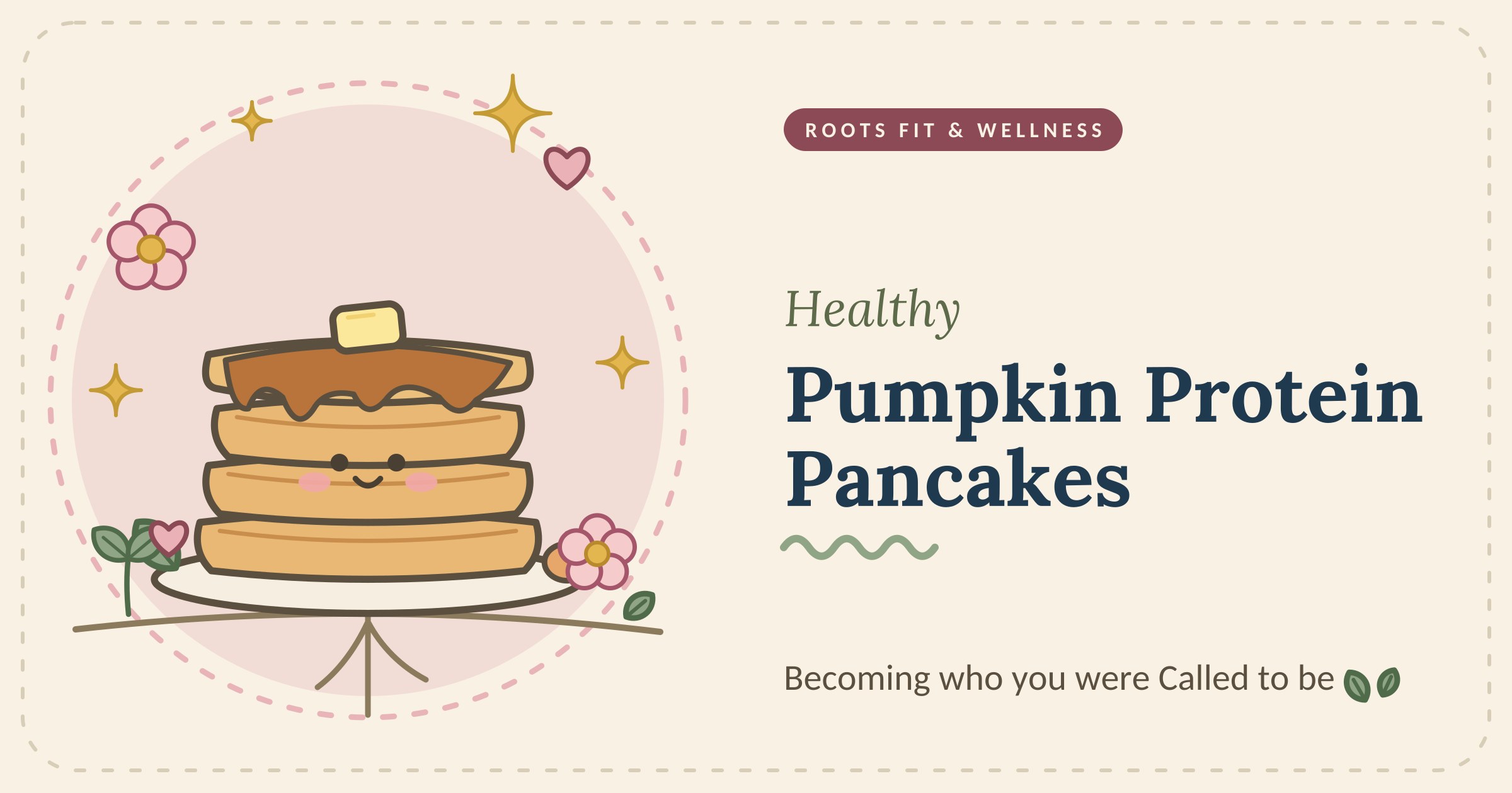 Healthy Pumpkin Protein Pancakes 🎃🥞 cover