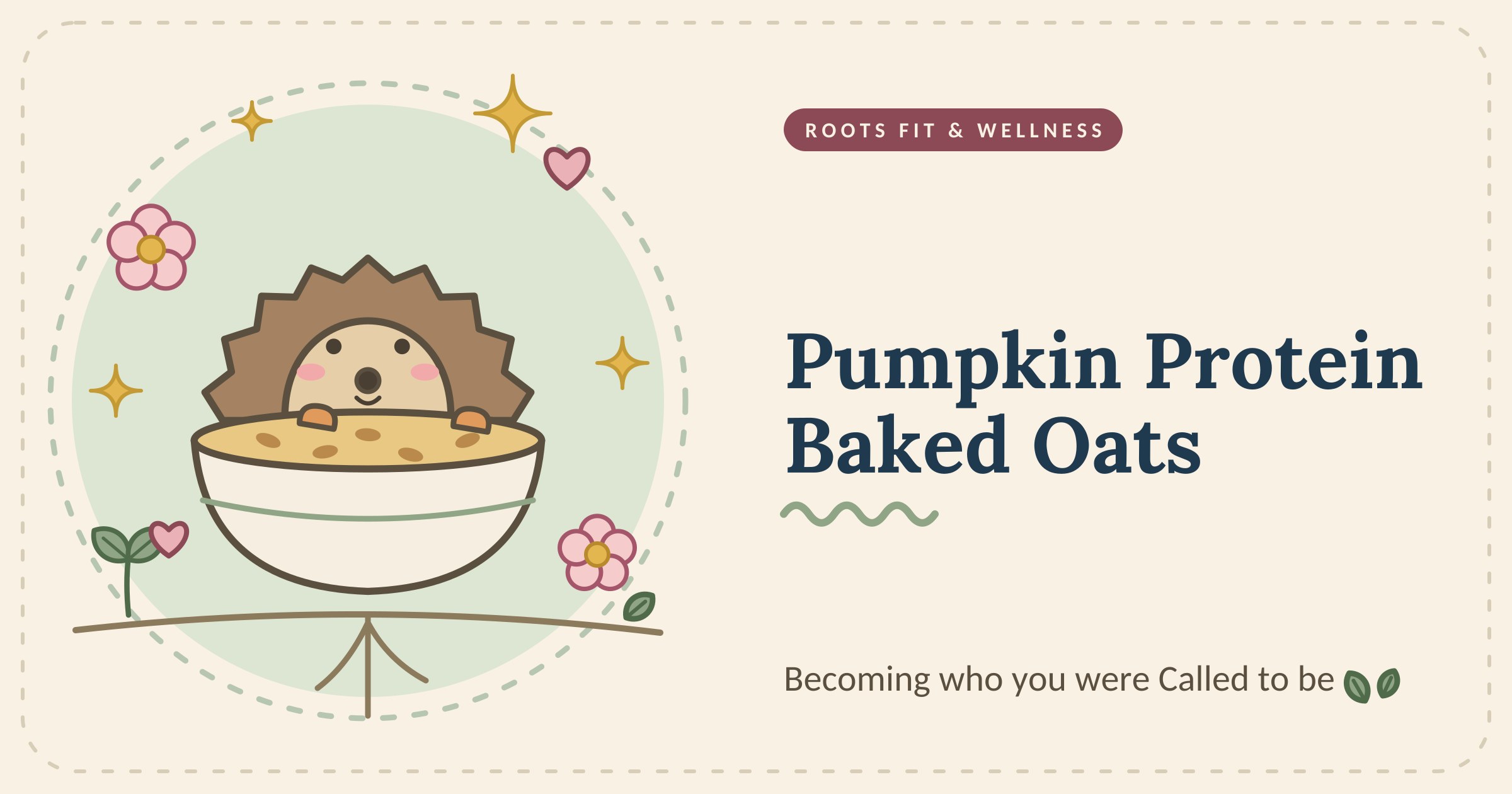 Pumpkin Protein Baked Oats 🎃 cover