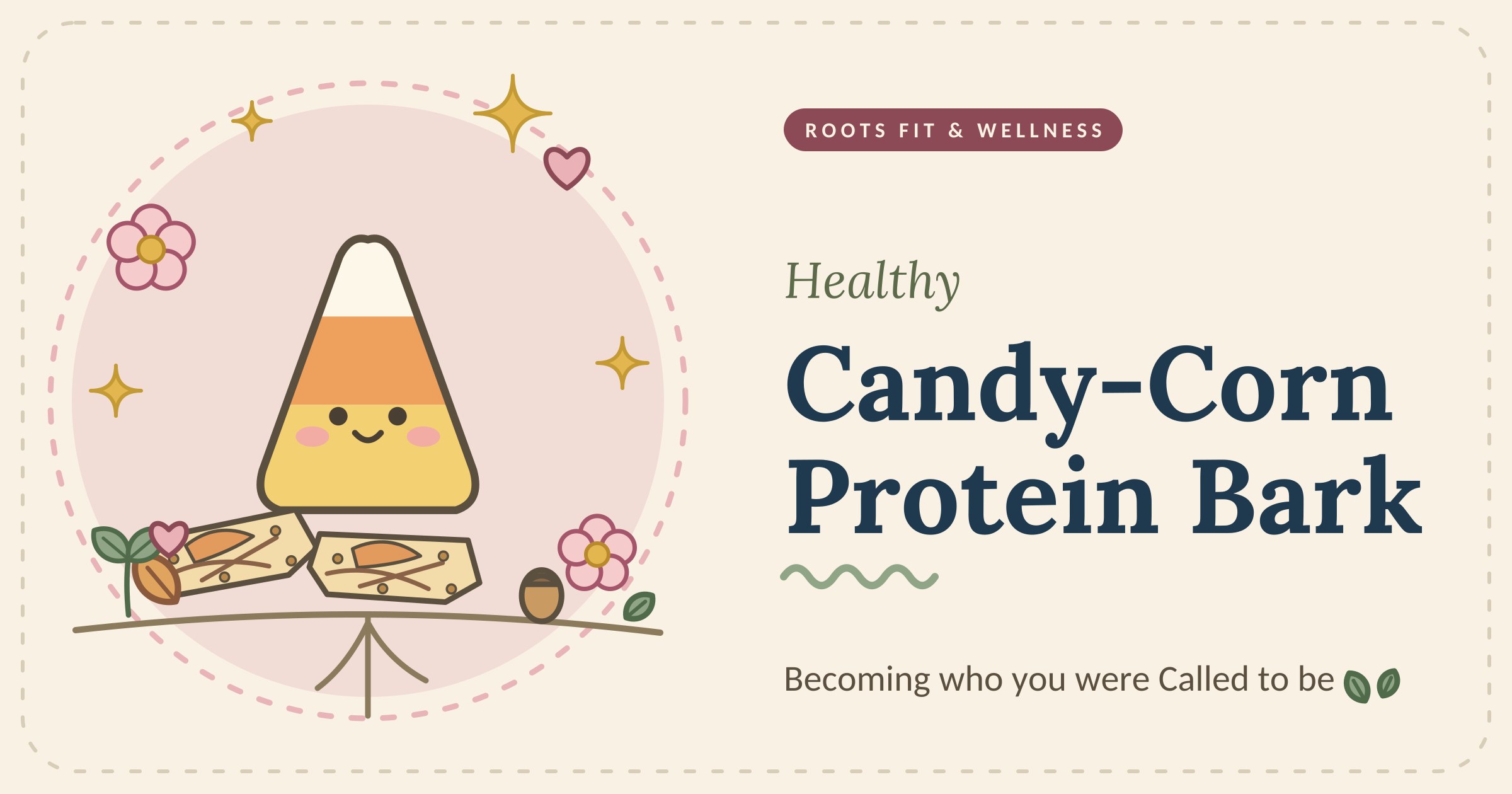 Healthy Candy-Corn Protein Bark cover