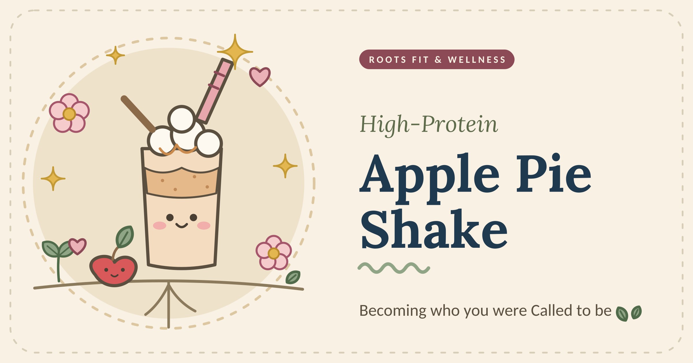 High-Protein Apple Pie Shake cover